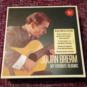 Julian Bream Mis Álbumes Favoritos - Caja de Edición Limitada de 10 CD Remasterizada