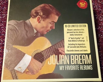 Julian Bream My Favorite Albums 10-CD Limited Edition Box Set Remastered