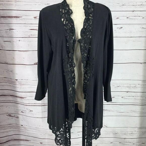 Black Lace Cardigan Etsy UK