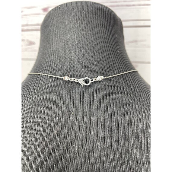 Hand Painted Multi Colored Silver Cross Pendant N… - image 2