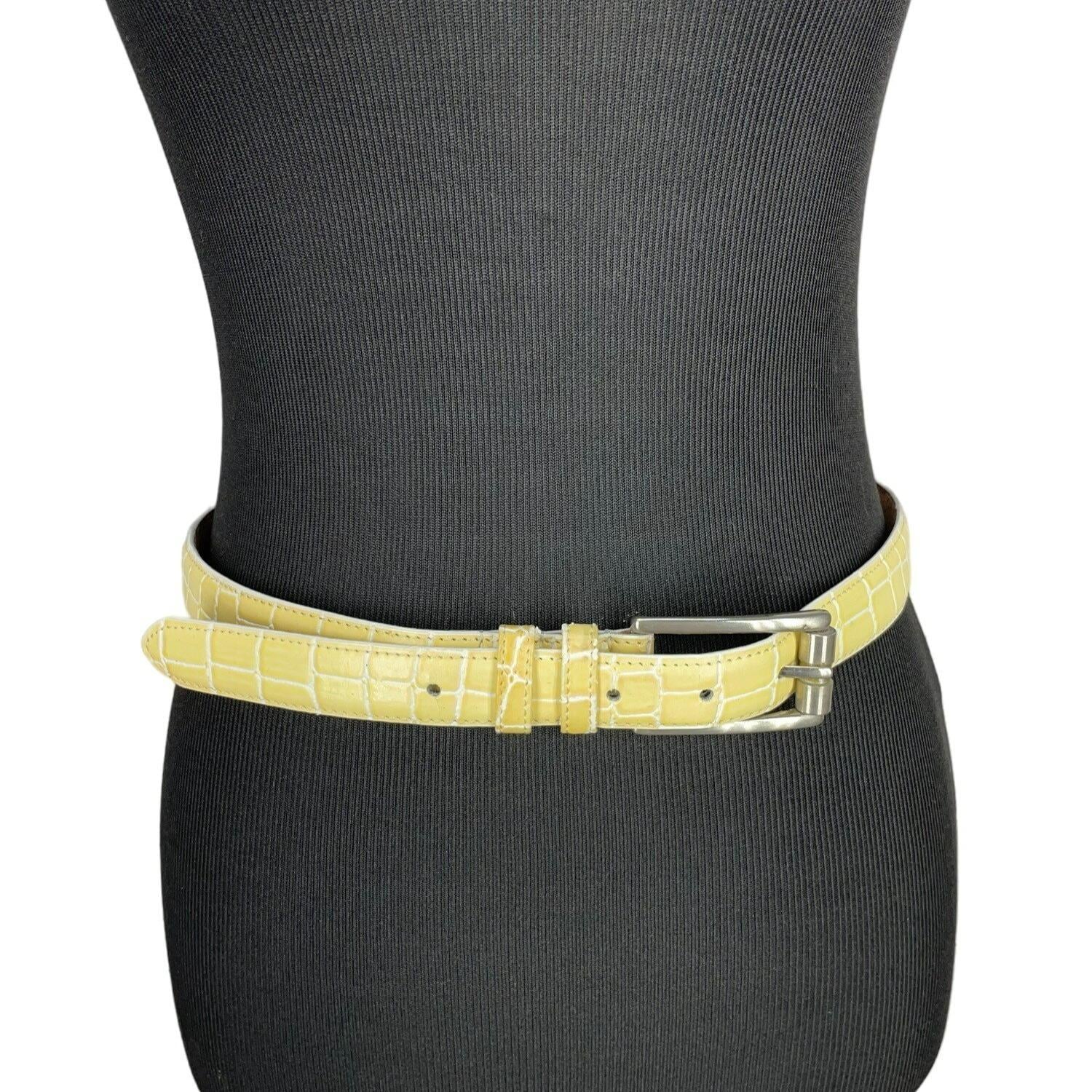 Amiee Lynn VTG Genuine Leather Black Belt w/Beads SZ M Western Boho Chic Gothic Black Leather Studded Belts for Women for sale | eBay main image 2