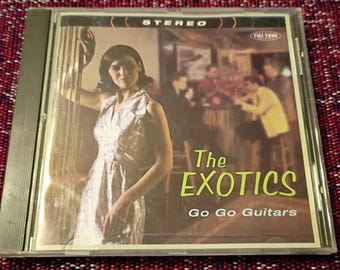 CD « Go Go Guitars » The Exotics 1996 Tiki Tone Records Instrumental Rock Surf Sound