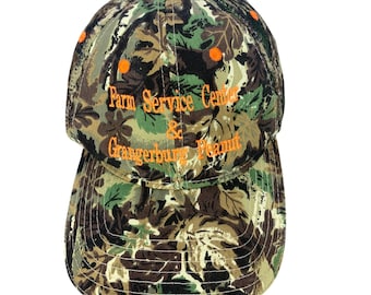 Farm Service Center & Grangerburg Peanut Camo Mesh Trucker Hat Otto Adjustable
