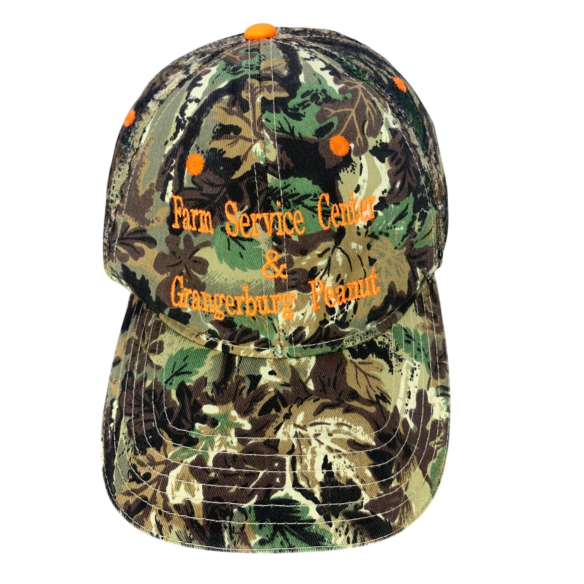 Farm Service Center & Grangerburg Peanut Camo Mesh Trucker Hat