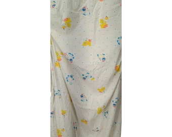 Vintage Sesame Street Babies Baby Crib Sheet Big Bird Cookie Monster