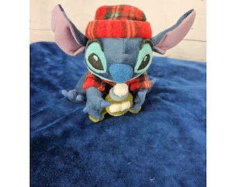 Juguete de peluche Stitch con rana, Disney Store