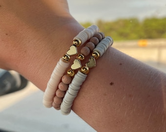 Heart Beaded Bracelet