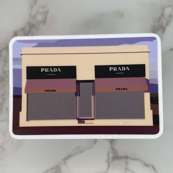 Marfa Texas Prada Sticker