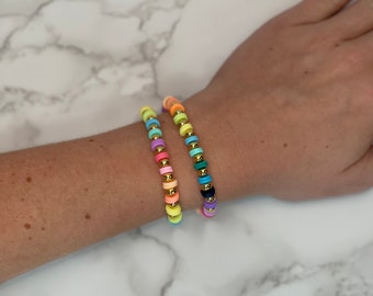 Colorful Beaded Accent Bracelet