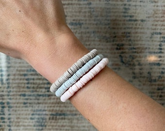 Pulsera con cuentas Heishi