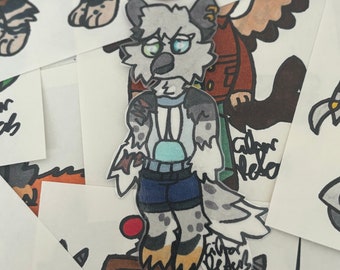 Custom Furry & Humanoid OC Badge Commissions/Trades!