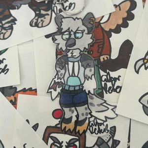 Custom Furry & Humanoid OC Badge Commissions/Trades!