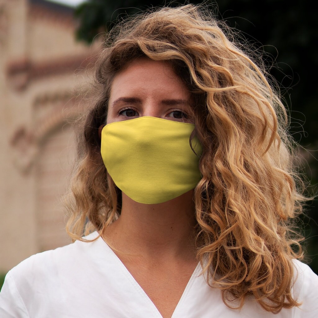 Yellow Face Mask Etsy