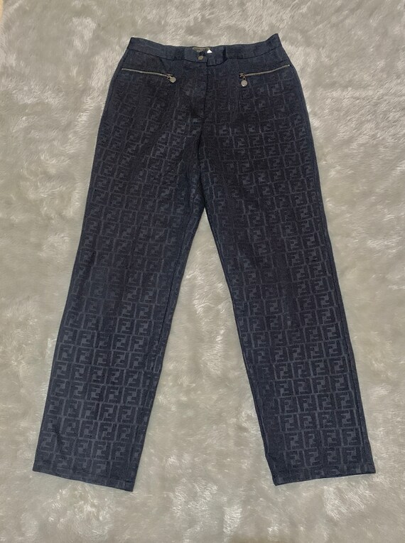 Vintage FENDI ZUCCA Monogram Trouser 