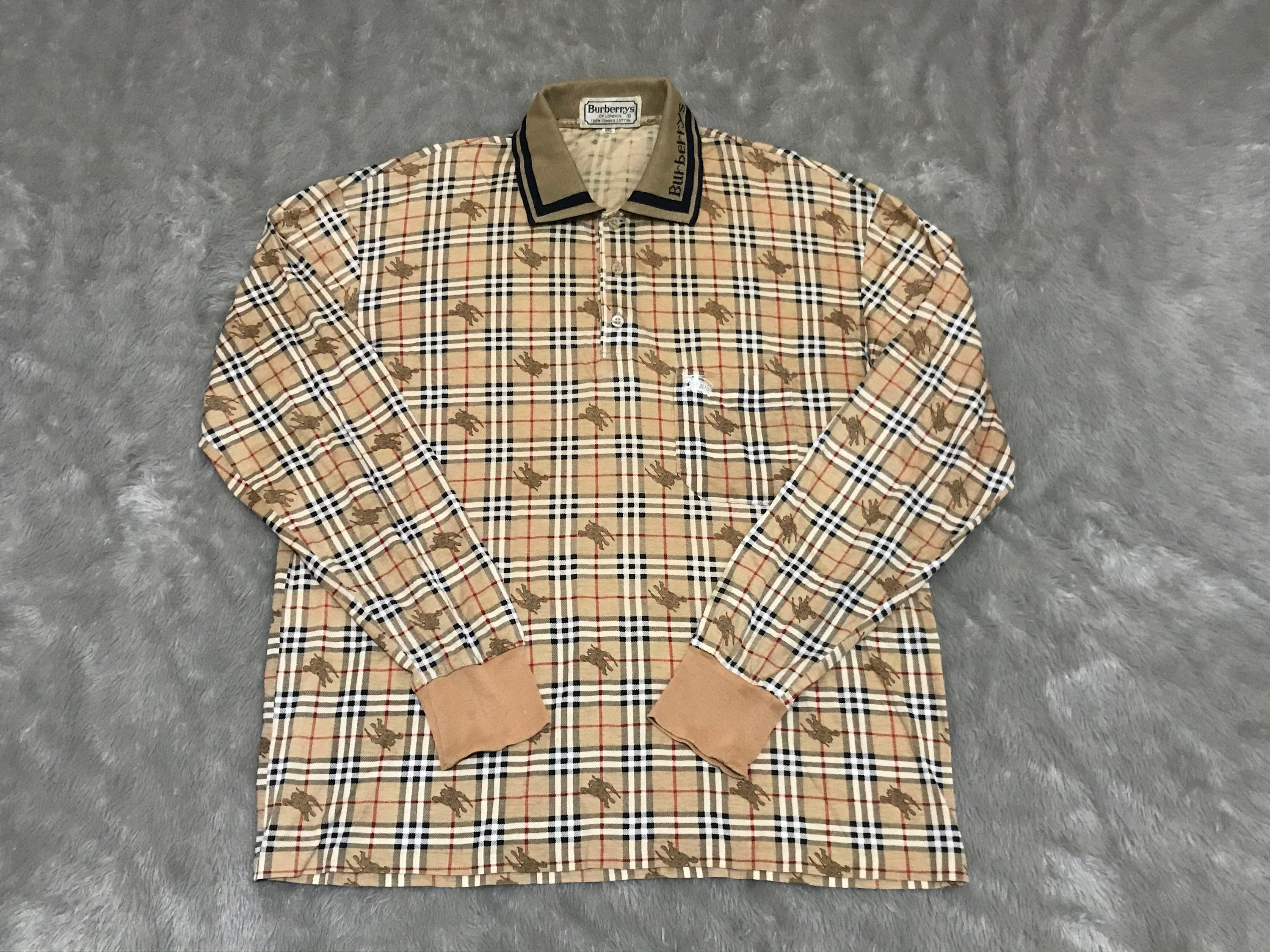 Burberry shirt etsy Clearance