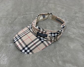 burberry visor hat