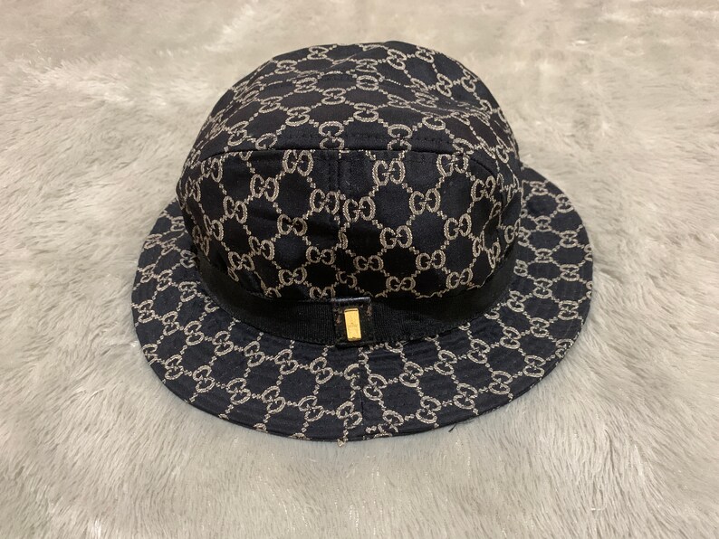 gucci monogram bucket hat