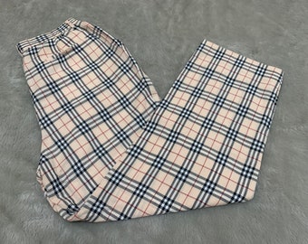 Burberry Trousers - Etsy UK