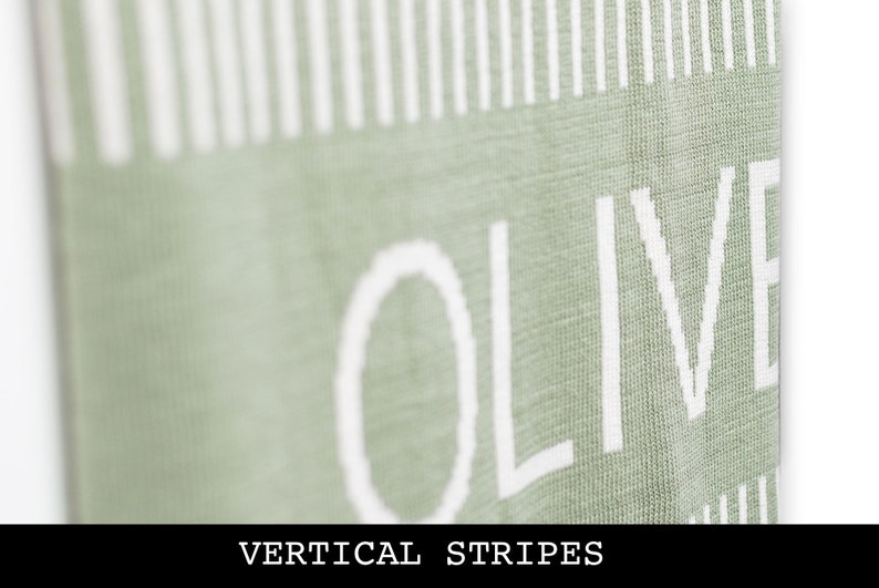 Custom Baby Blanket Vertical Stripes 5 Sizes. 100% Cotton Knitted Blanket. image 5