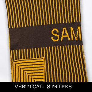 Custom Baby Blanket Vertical Stripes 5 Sizes. 100% Cotton Knitted Blanket. image 8