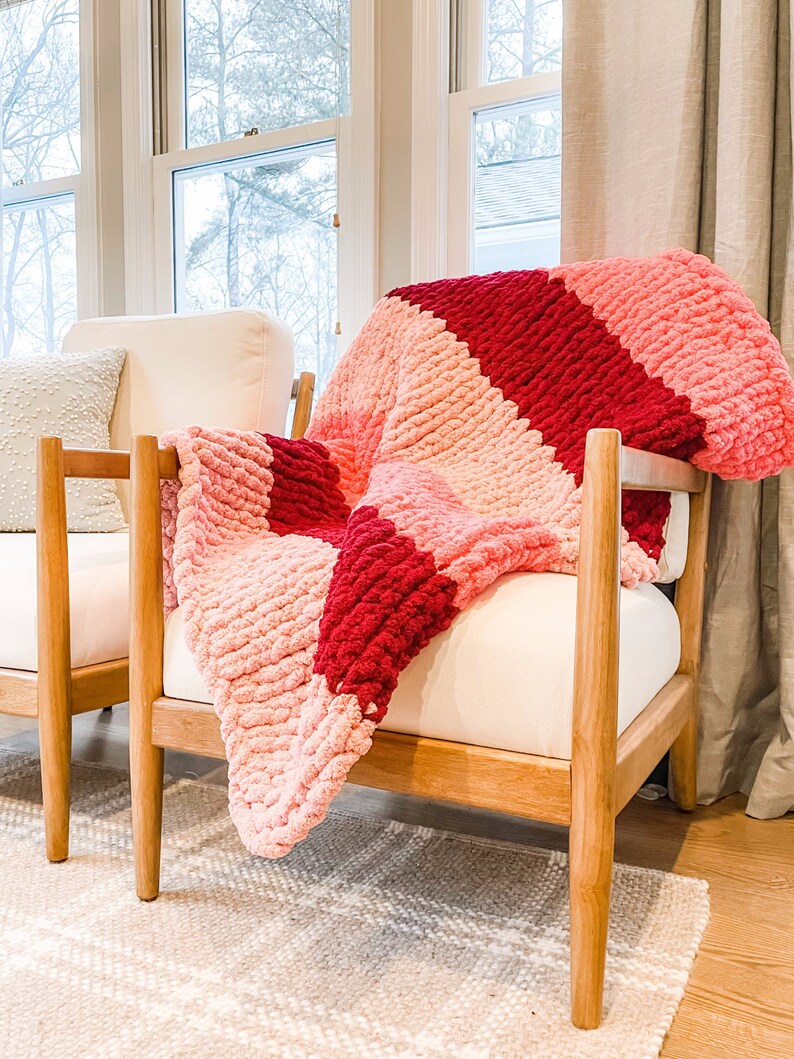 SALE Chunky Chenille Yarn Jumbo 7 Yarn Chunky Blanket Yarn Etsy