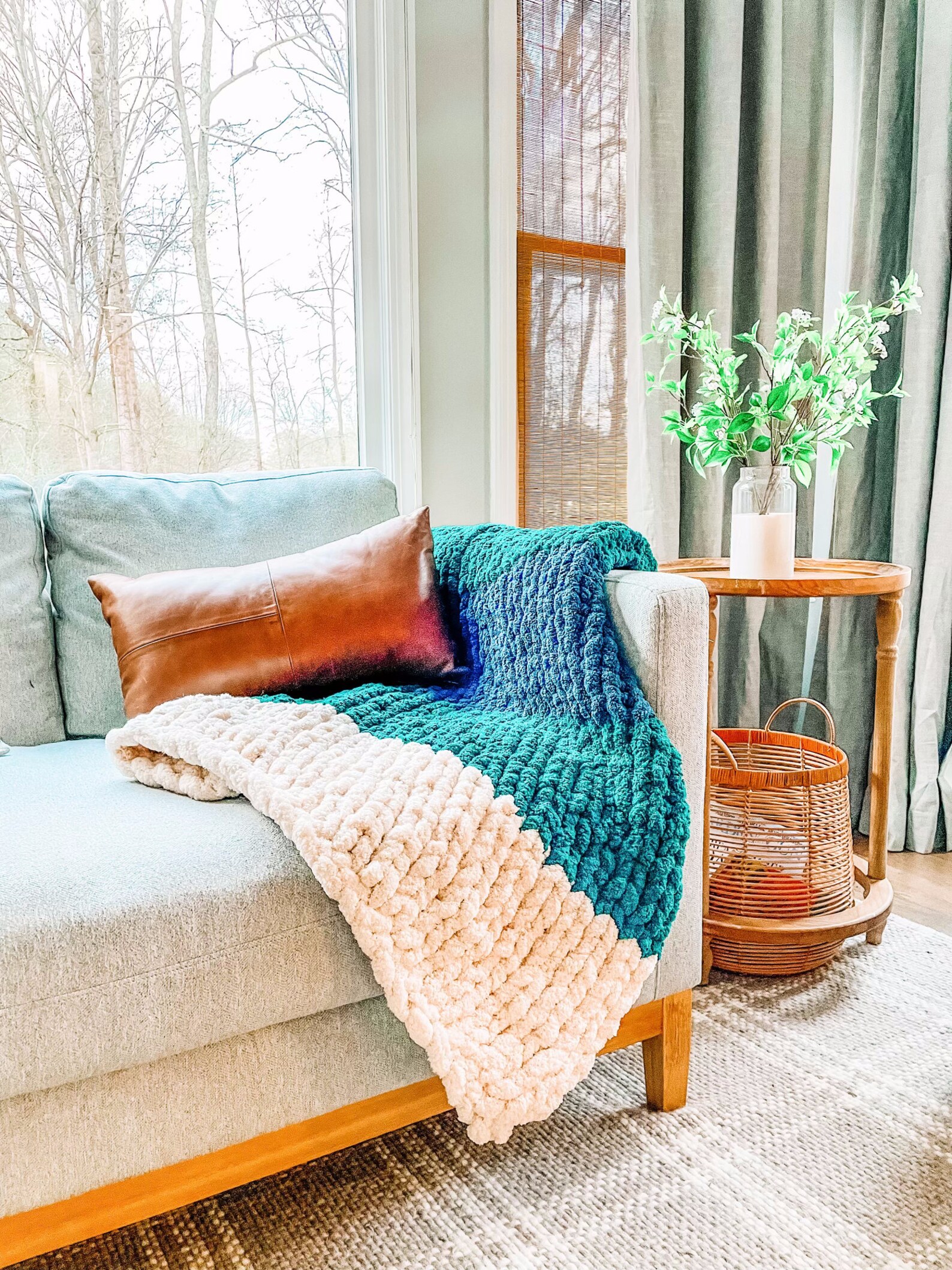 SALE Chunky Chenille Yarn Jumbo 7 Yarn Chunky Blanket Yarn Etsy