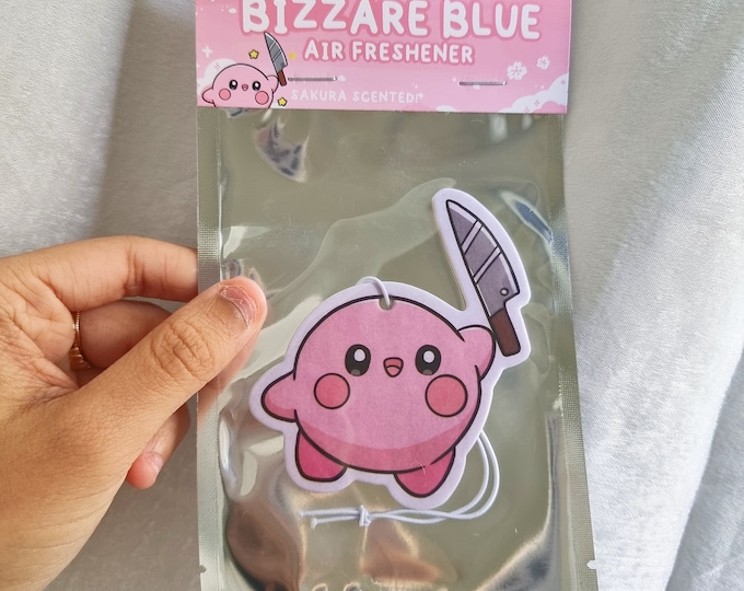 Air Freshener Kirby Sakura Scented Car Freshener, Cute Fragrance Tree