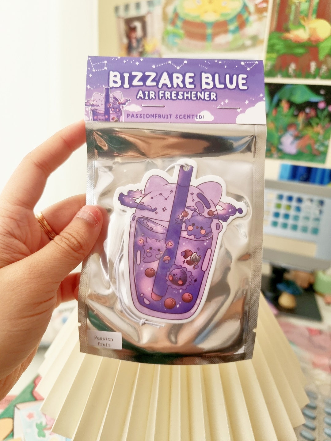 Air Freshener Pokemon Gengar Passionfruit Scented Car Etsy