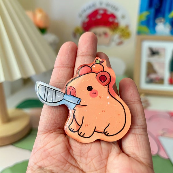 Cute capybara fridge magnets | Refridgerator magnets, acrylic magnets, magnets for fridge