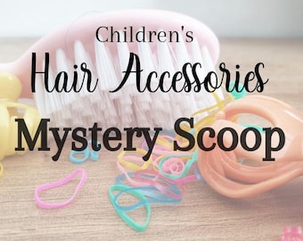 Mystery Children's Hair Accessory Gift Set – Fun Kids Surprise Box with Bows, Clips & Headbands