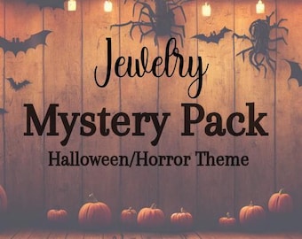 Halloween Horror Mystery Earring Set, Fun Spooky Jewelry
