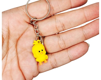 Chick Keychain – Kawaii Acrylic Bag Charm