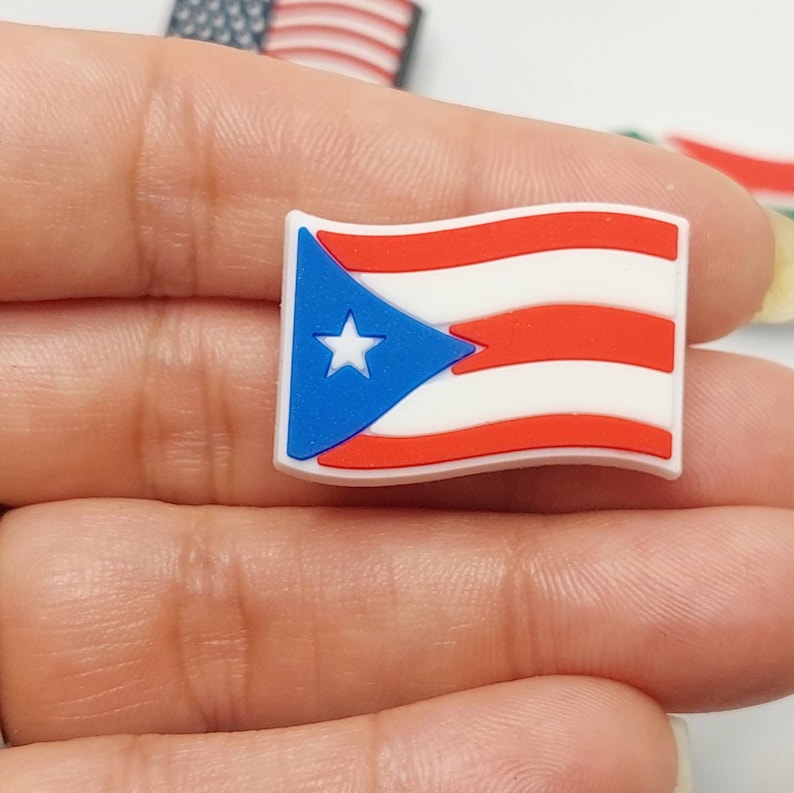 Flag Croc Charms Shoe Charms Shoe Accessories Shoe Etsy