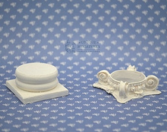 Classic Short Column Set | Ornate Miniature Decor