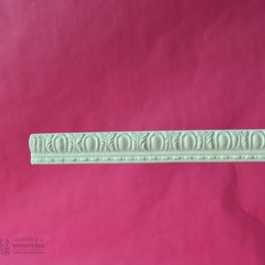 Egg-and-Fern Molding | 18&quot; | Ornamentation for Dollhouse