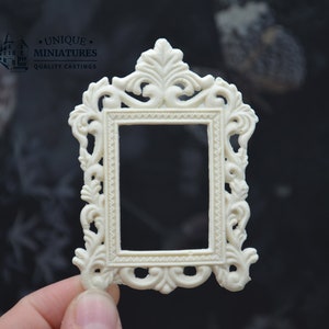 Mini French Country Frame | Miniature for Dollhouses
