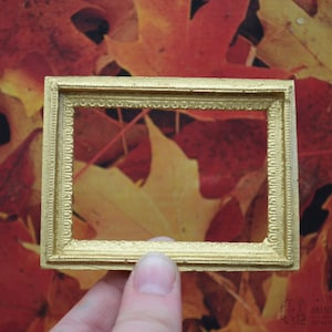 Gold Tiered Frame | Ornamentation for Dollhouses