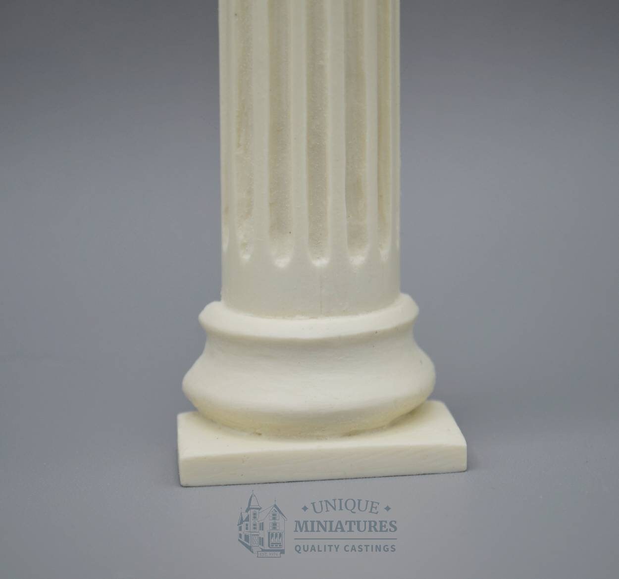 Half Rounded Columns Large Regal Half-round Column | Ornate Miniature Decor | Set of Two - Etsy