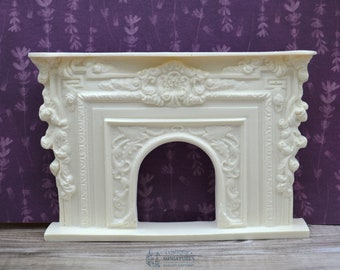 Rococo Fireplace | Ornamentation for Dollhouse