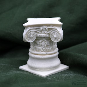 Spiral Fern Column Set | Ornate Miniature Decor