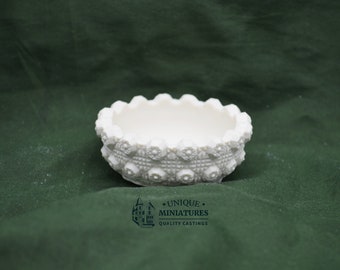 Decorative Flower Basin for Dollhouse Yard and Miniature Fairy Gardens