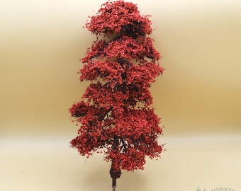 Large Maple Oak Tree on Spike | 8 Inches | Miniature for Dollhouse Garden