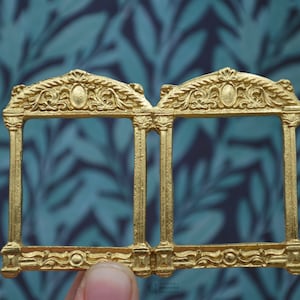 Gold Dual Nouveau Frame | Ornamentation for Dollhouses