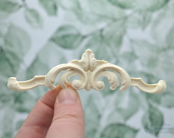 Fern Scroll Trim | Decoration for Dollhouse