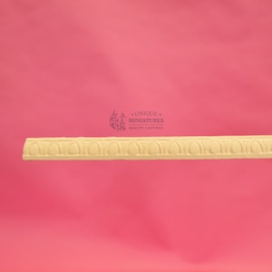 Thin Egg-And-Dart Molding | 17&quot; | Ornamentation for Dollhouse