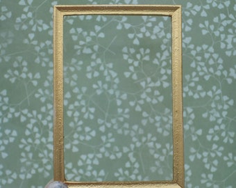 Quadro In Miniatura Oro Per Casa Delle Bambole &ndash; Scala 1:12 &ndash; Melody Jane MC5026