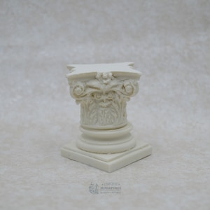 Daisy Leaf Column Set | Ornate Miniature Decor