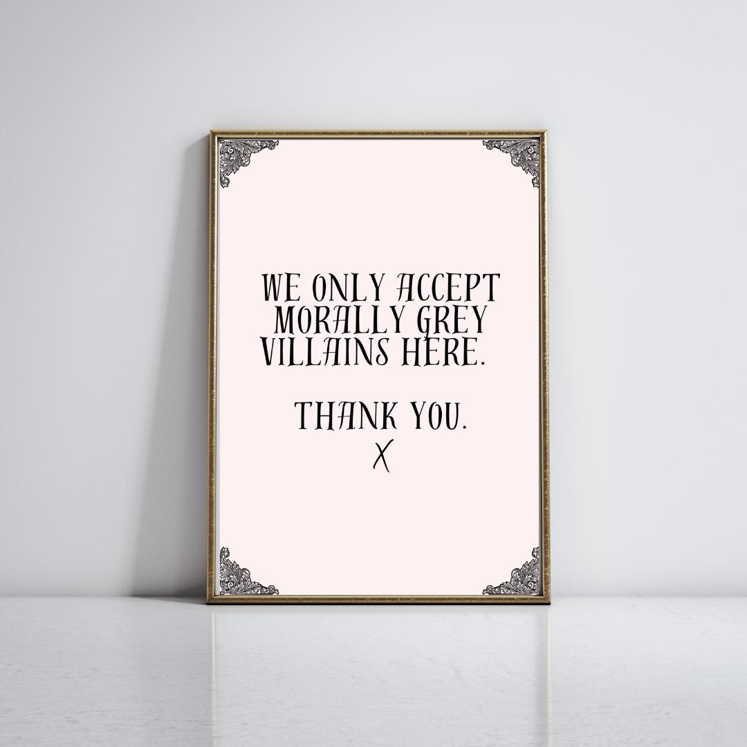 The Enemies to Lovers Club Wall Art Bookish Poster Book Merch Booktok ...