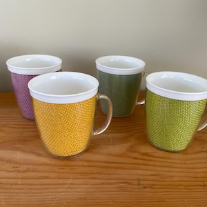 Vintage Plastic Insulated Coffee Mugs - Etsy