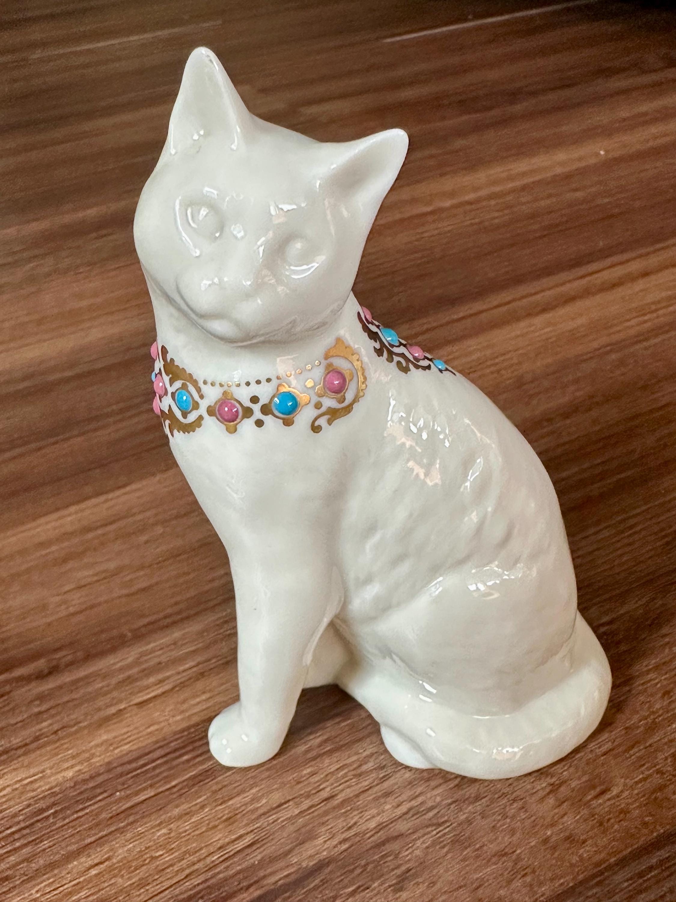 Lenox Cat Figurine - Etsy